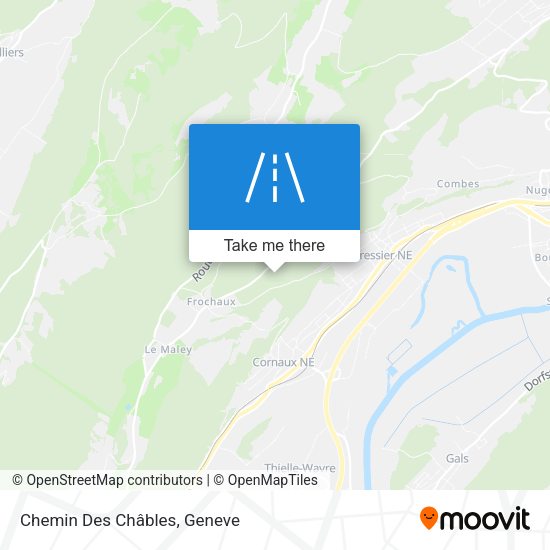 Chemin Des Châbles map