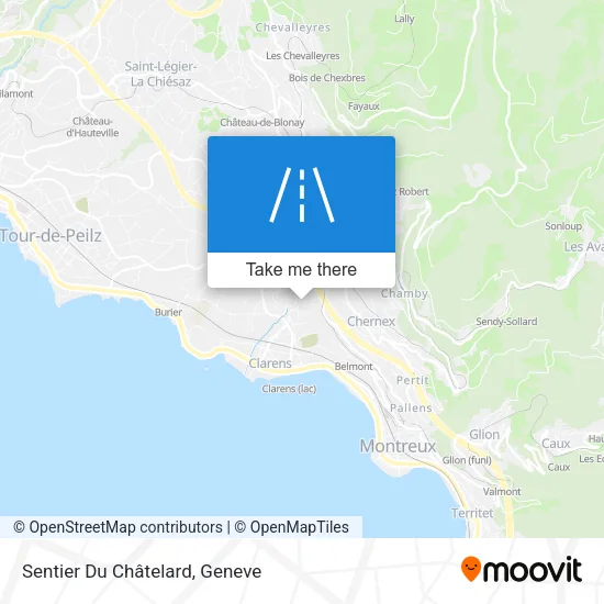 Sentier Du Châtelard map