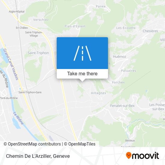 Chemin De L'Arziller map