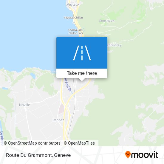Route Du Grammont map