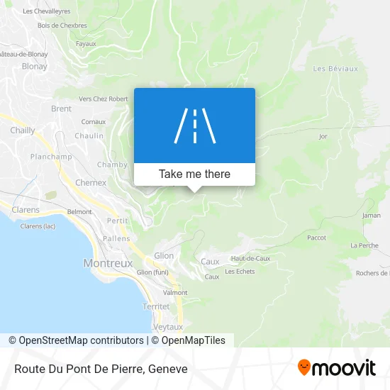 Route Du Pont De Pierre map