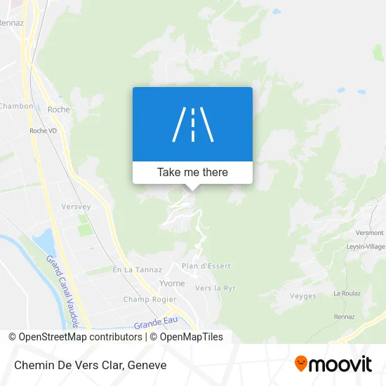 Chemin De Vers Clar map