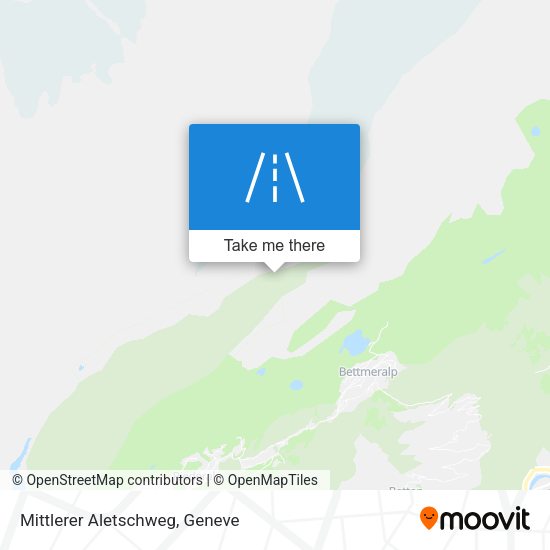 Mittlerer Aletschweg map