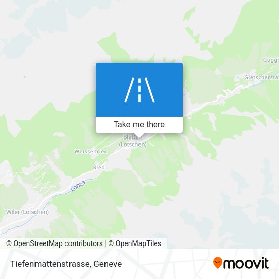 Tiefenmattenstrasse map