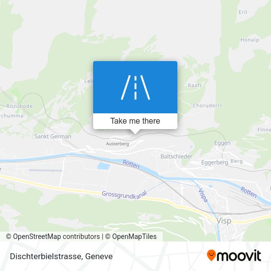 Dischterbielstrasse map