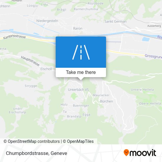 Chumpbordstrasse map