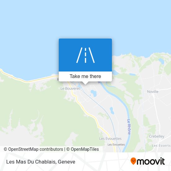 Les Mas Du Chablais map