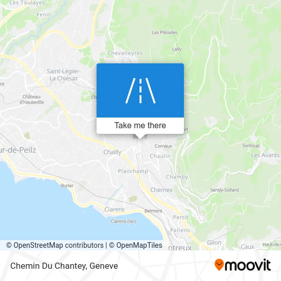 Chemin Du Chantey map