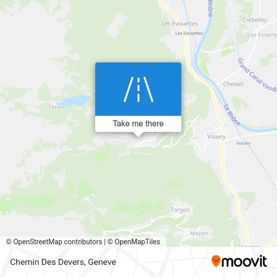 Chemin Des Devers map