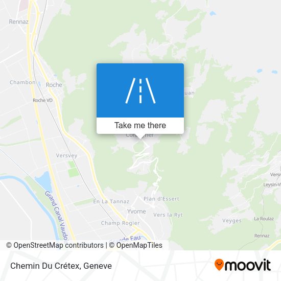 Chemin Du Crétex map