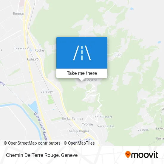 Chemin De Terre Rouge map