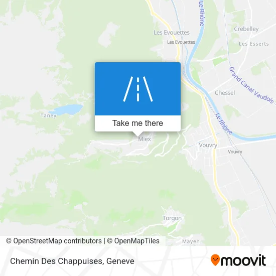 Chemin Des Chappuises map