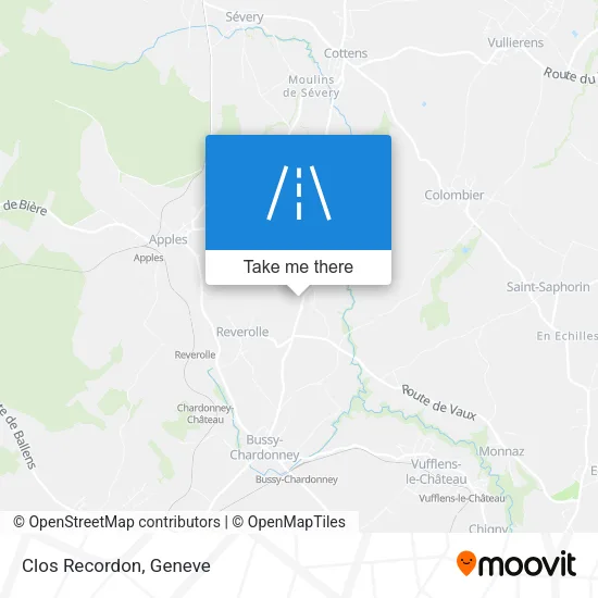Clos Recordon map