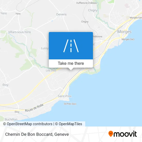 Chemin De Bon Boccard map