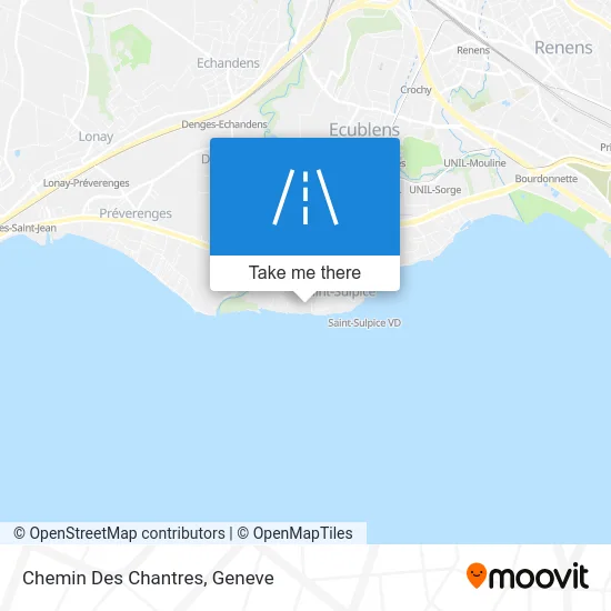 Chemin Des Chantres map