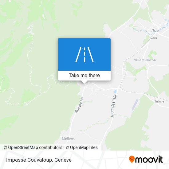 Impasse Couvaloup map