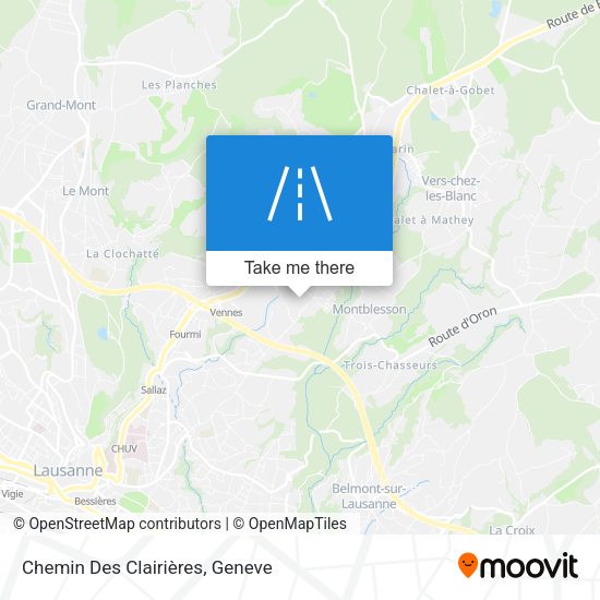 Chemin Des Clairières map