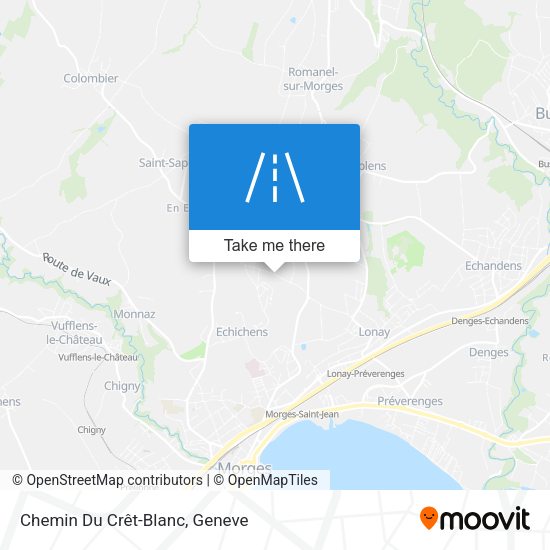 Chemin Du Crêt-Blanc map