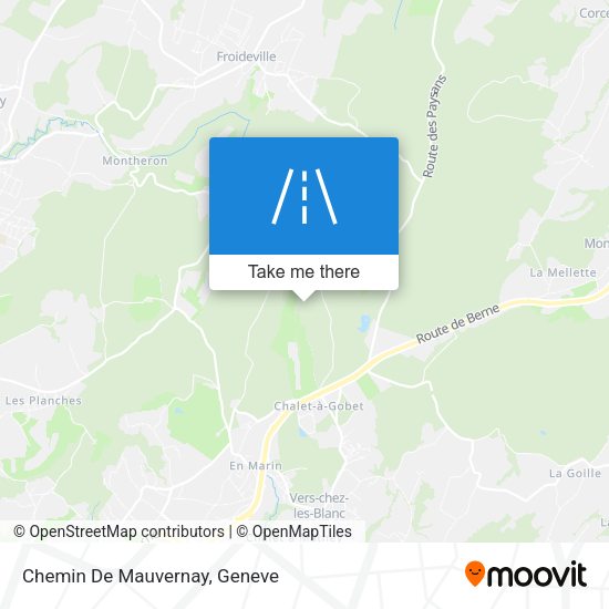 Chemin De Mauvernay map