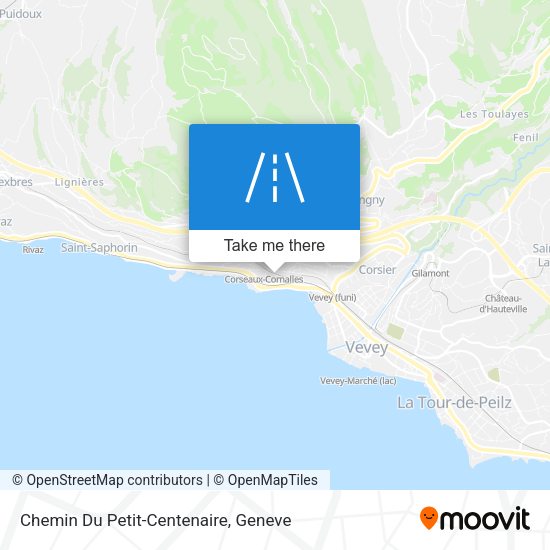 Chemin Du Petit-Centenaire map