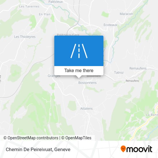Chemin De Peireivuat map