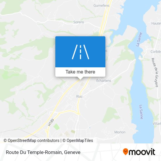 Route Du Temple-Romain map