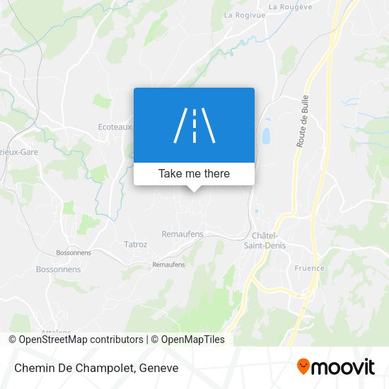 Chemin De Champolet map