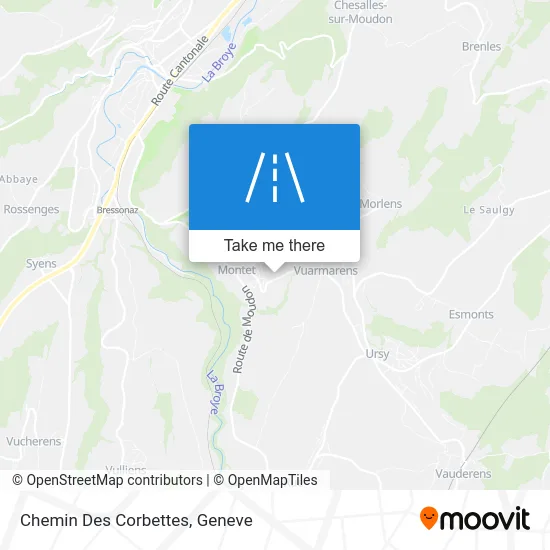 Chemin Des Corbettes map