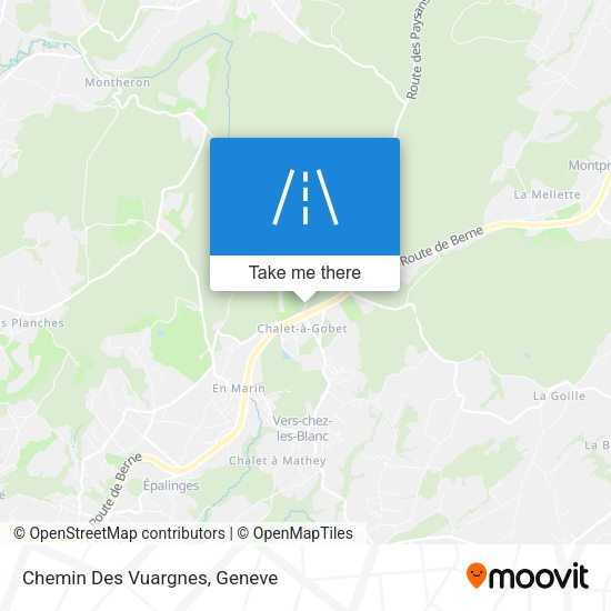 Chemin Des Vuargnes map