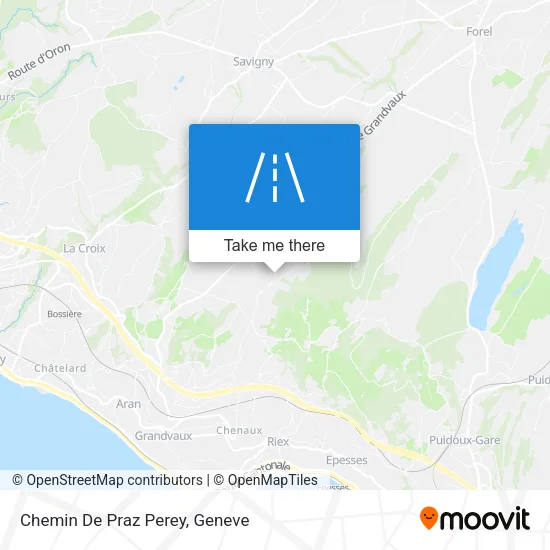 Chemin De Praz Perey map