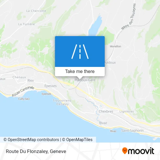 Route Du Flonzaley map