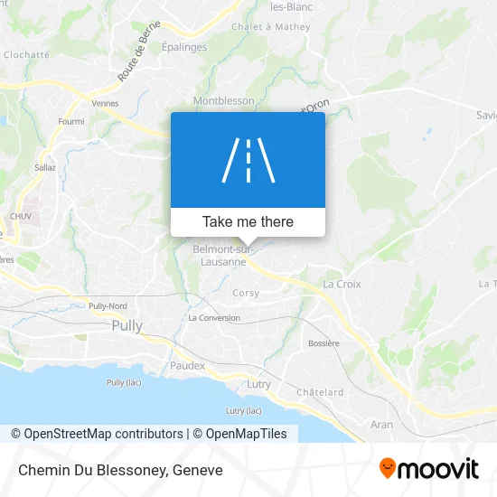 Chemin Du Blessoney map