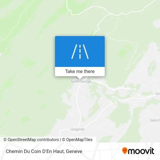 Chemin Du Coin D'En Haut map