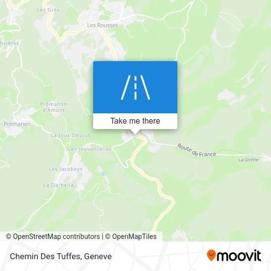 Chemin Des Tuffes map