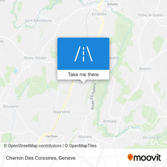 Chemin Des Coissires map