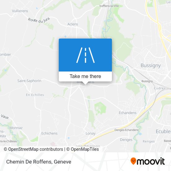 Chemin De Roffens map