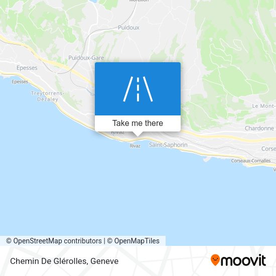 Chemin De Glérolles map