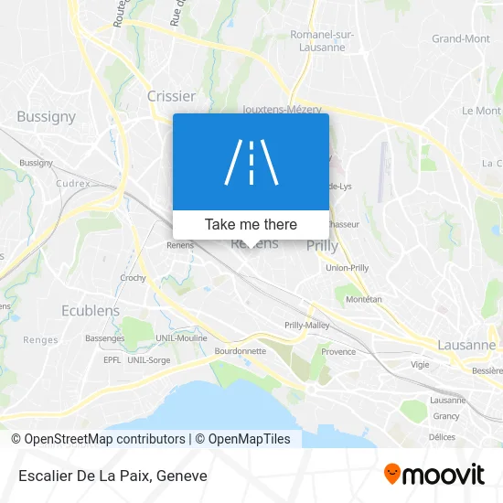 Escalier De La Paix map