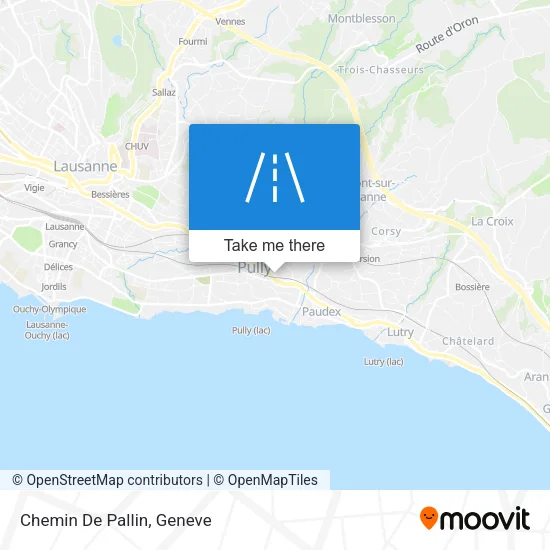 Chemin De Pallin map