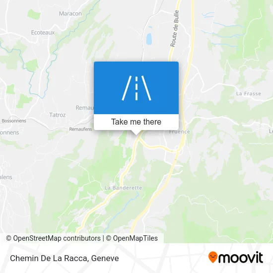 Chemin De La Racca map