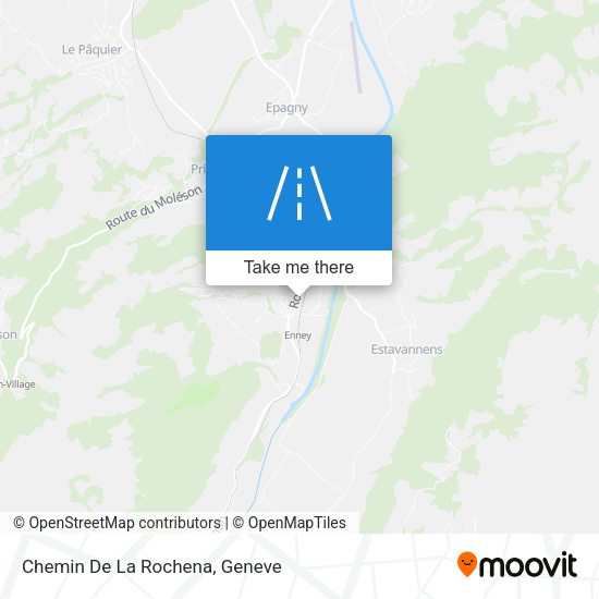 Chemin De La Rochena map
