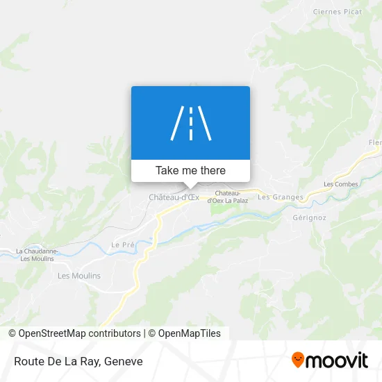 Route De La Ray map