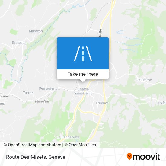 Route Des Misets map