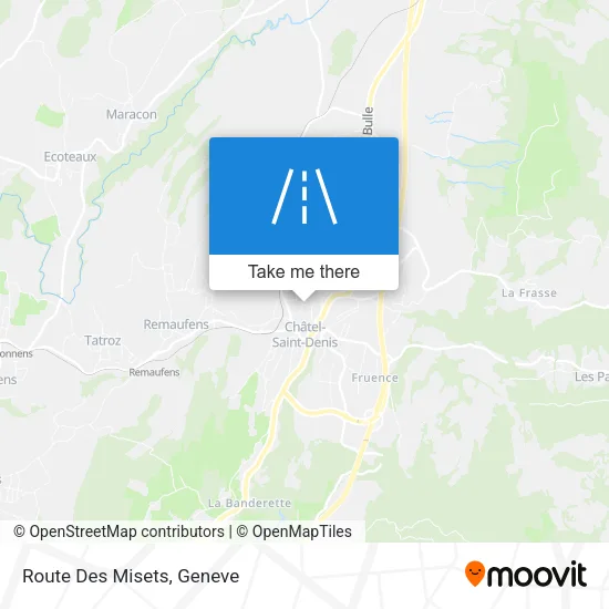 Route Des Misets map