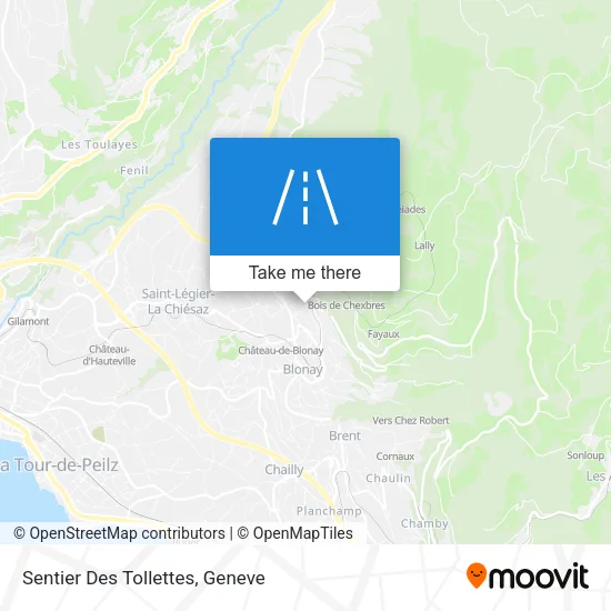 Sentier Des Tollettes map