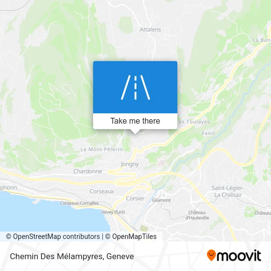 Chemin Des Mélampyres map