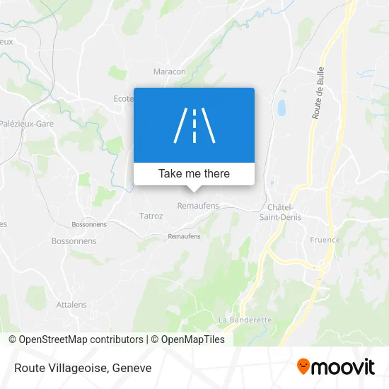Route Villageoise map