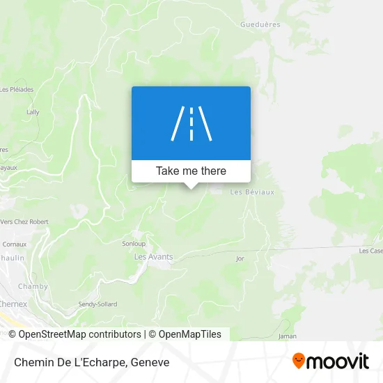 Chemin De L'Echarpe map