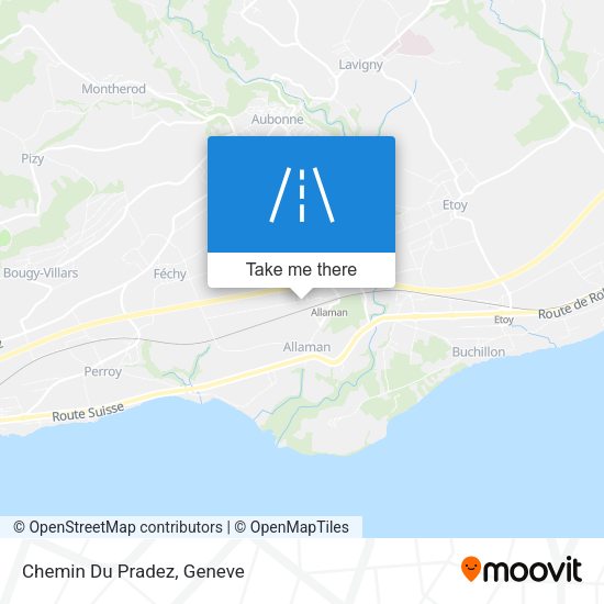 Chemin Du Pradez map