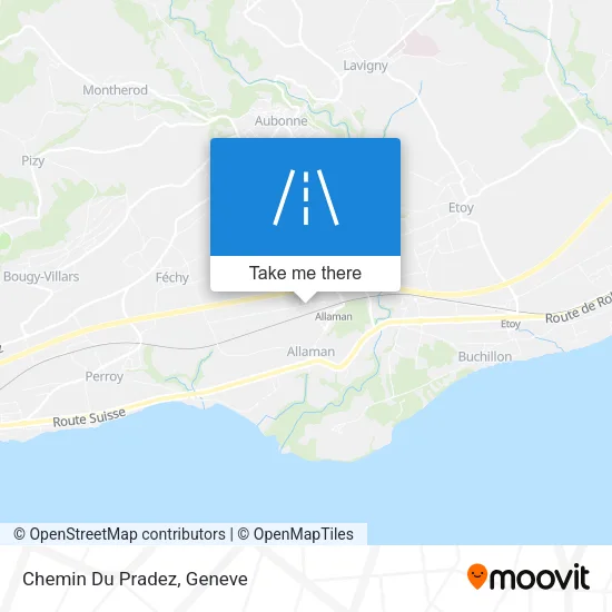 Chemin Du Pradez map
